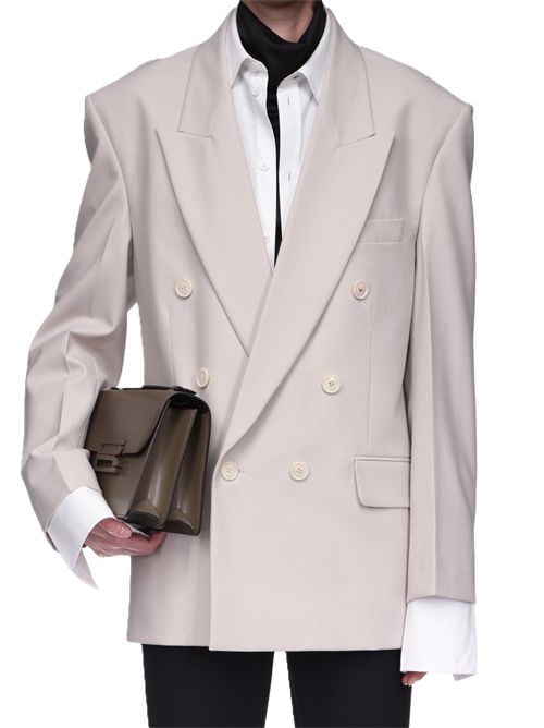 Blazer Victoria Beckham color pomice Victoria Beckham | 1325WJK006442A9474 PUMICE